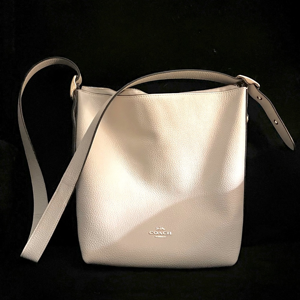 NEW Winter White Coach Bag